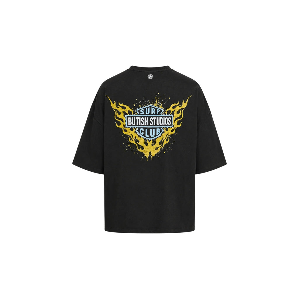 Butish Tee Speed Fire Black