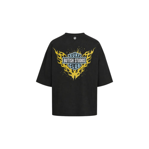 Butish Tee Speed Fire Black