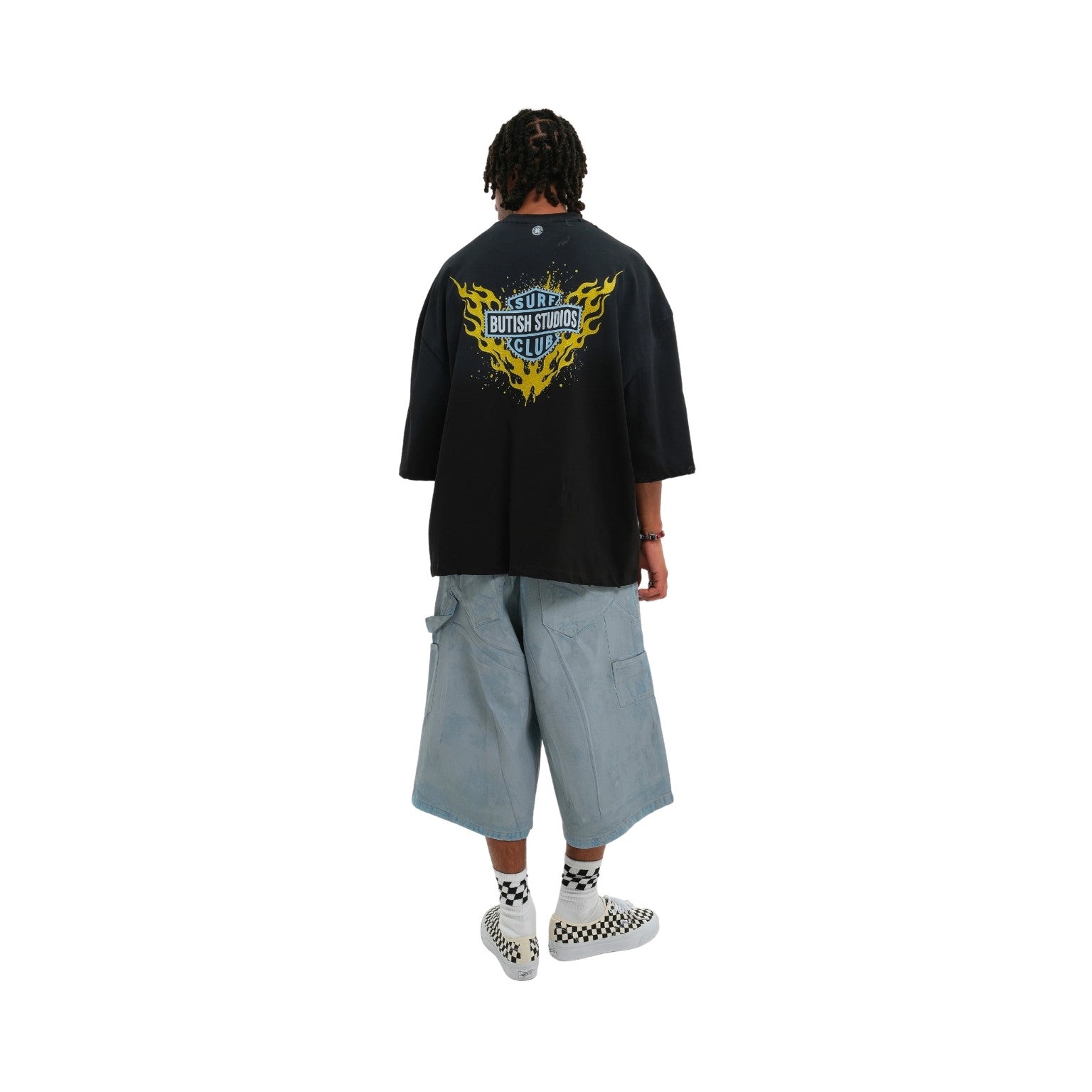 Butish Tee Speed Fire Black