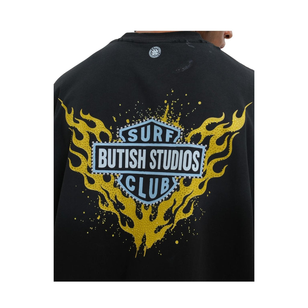 Butish Tee Speed Fire Black