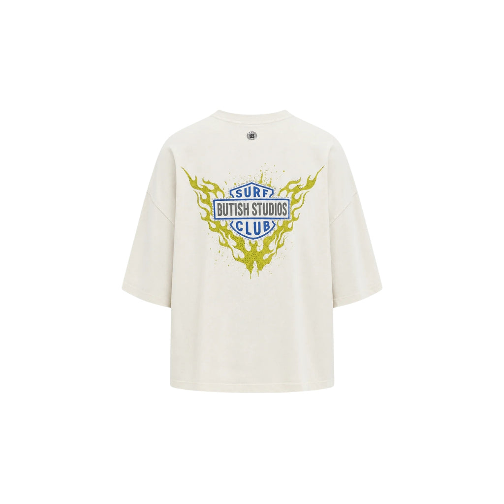 Butish Tee Speed Fire White