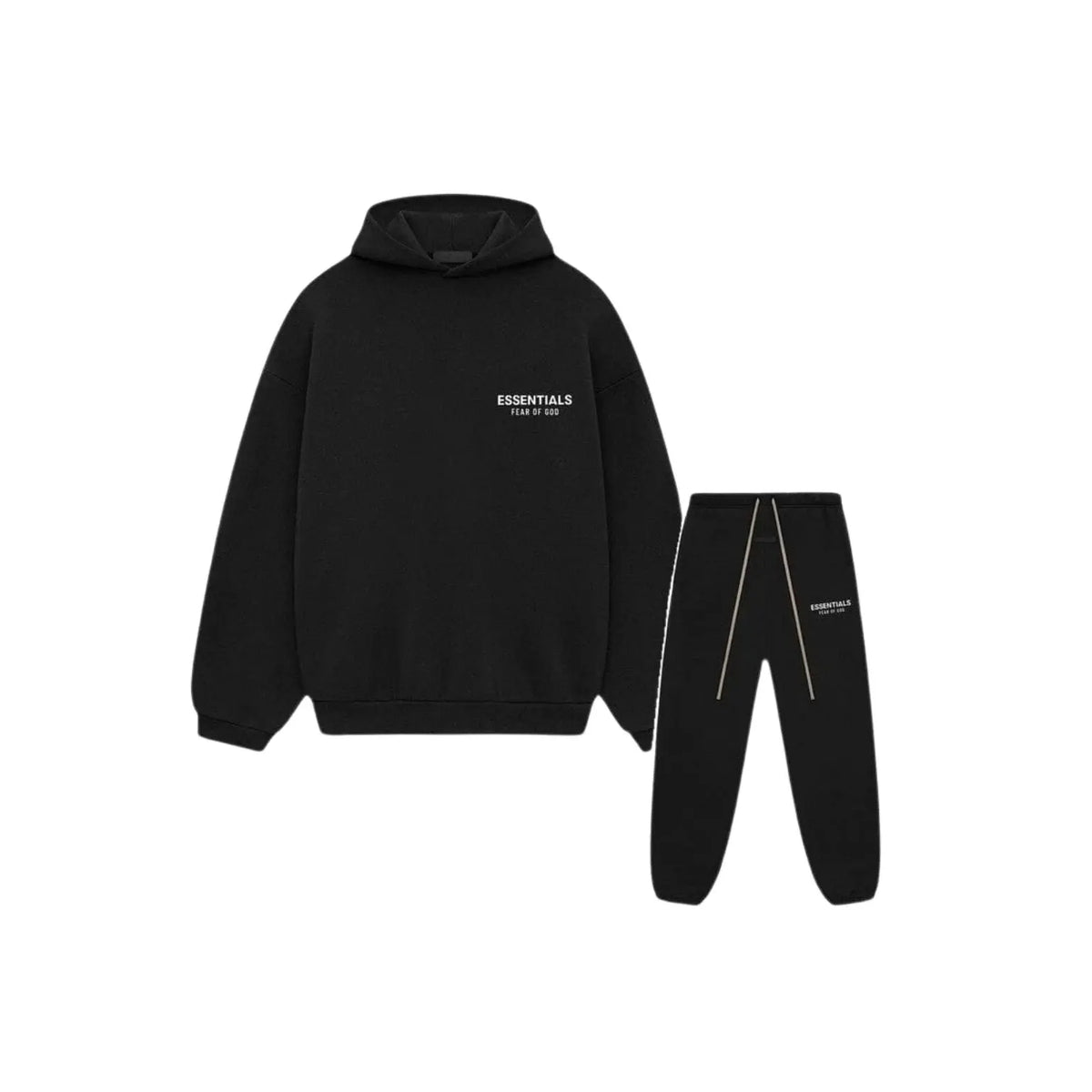 Essentials Fear of God Black Set - Hoodie & Sweatpants Ryva Store