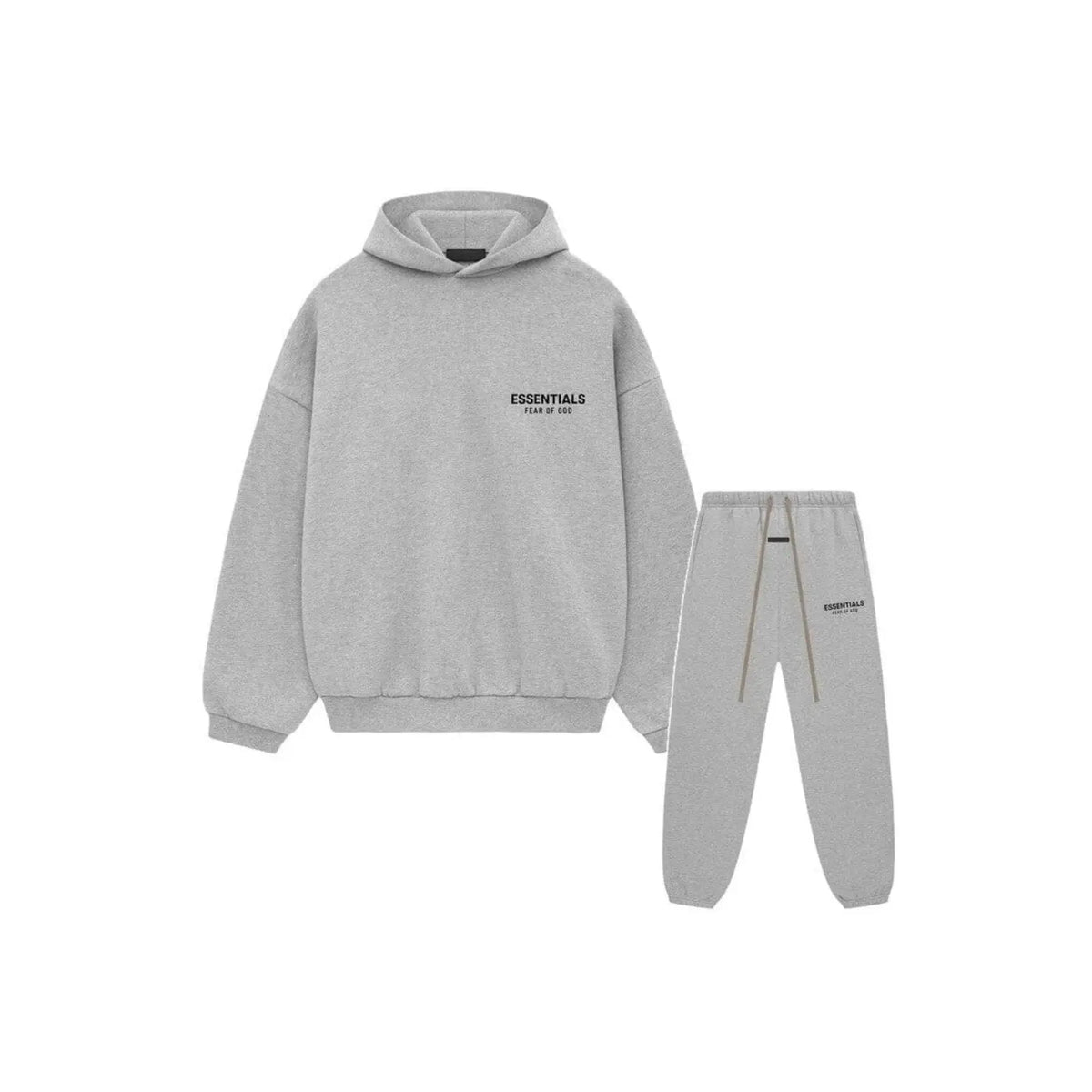 Essentials Fear of God Light Heather Grey Set - Hoodie & Sweatpants Ryva Store