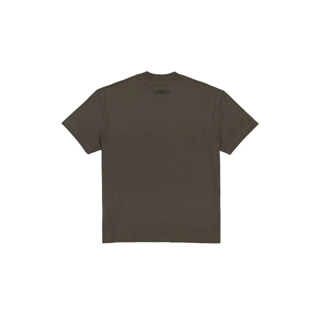 Plain brown t-shirt on a white background