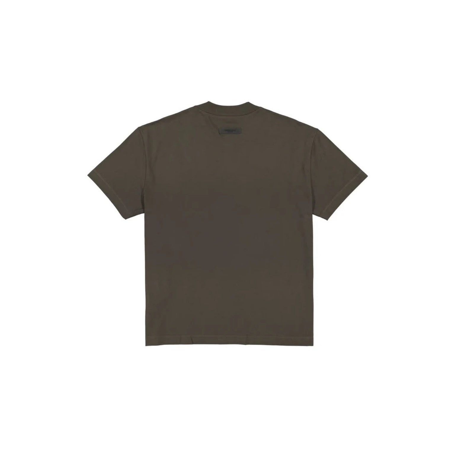 Plain brown t-shirt on a white background