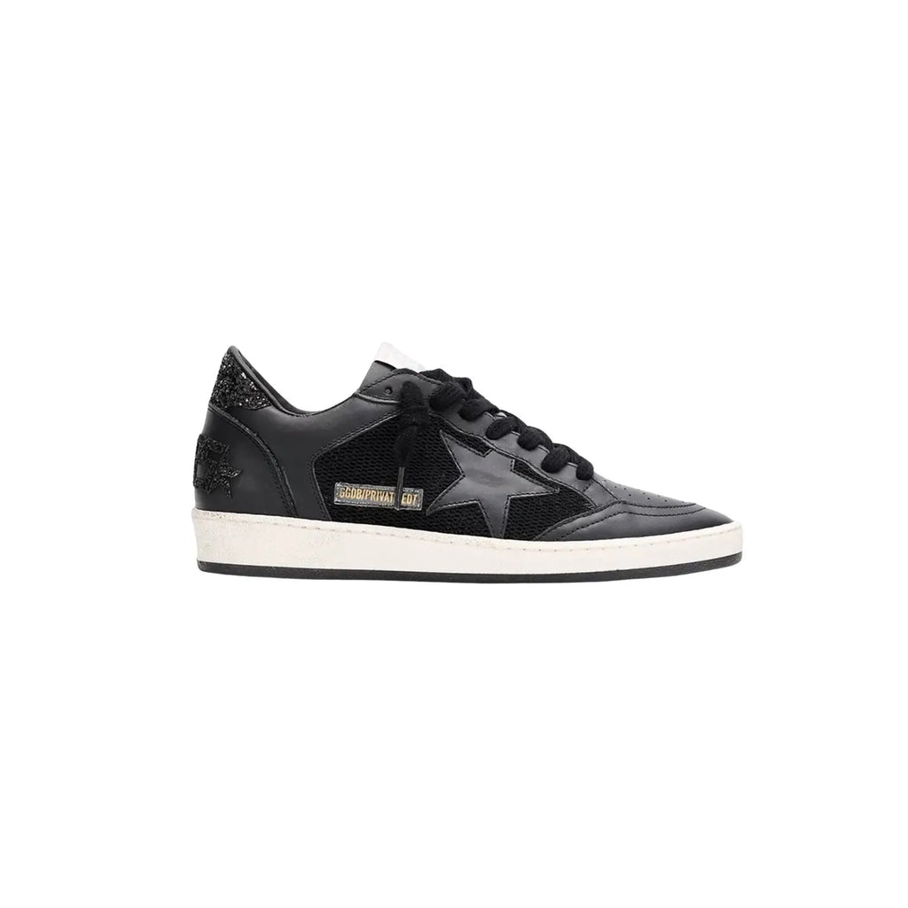 Golden Goose Ballstar Private Edition Glitter Mesh Black Ryva Store