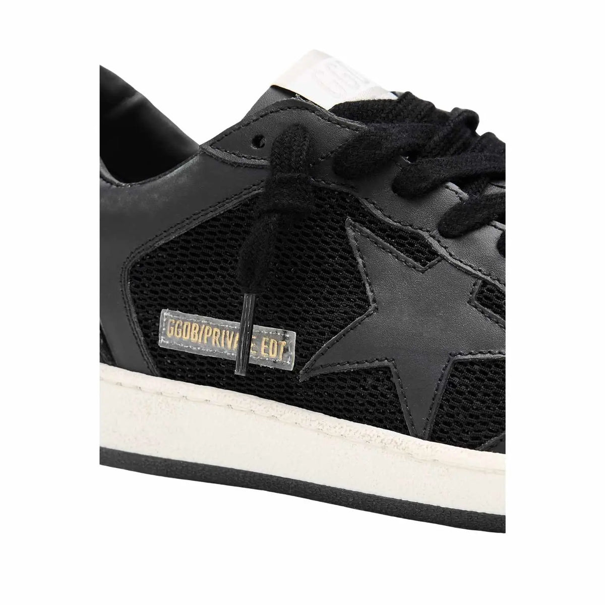 Golden Goose Ballstar Private Edition Glitter Mesh Black Ryva Store