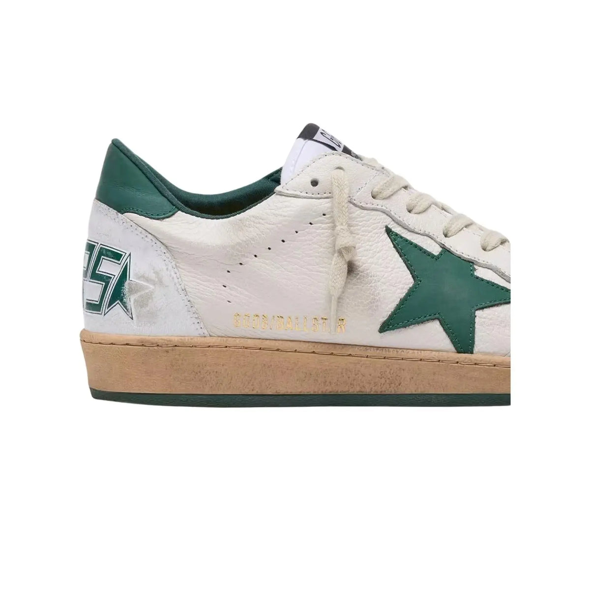 Golden Goose Ballstar White Green Ryva Store