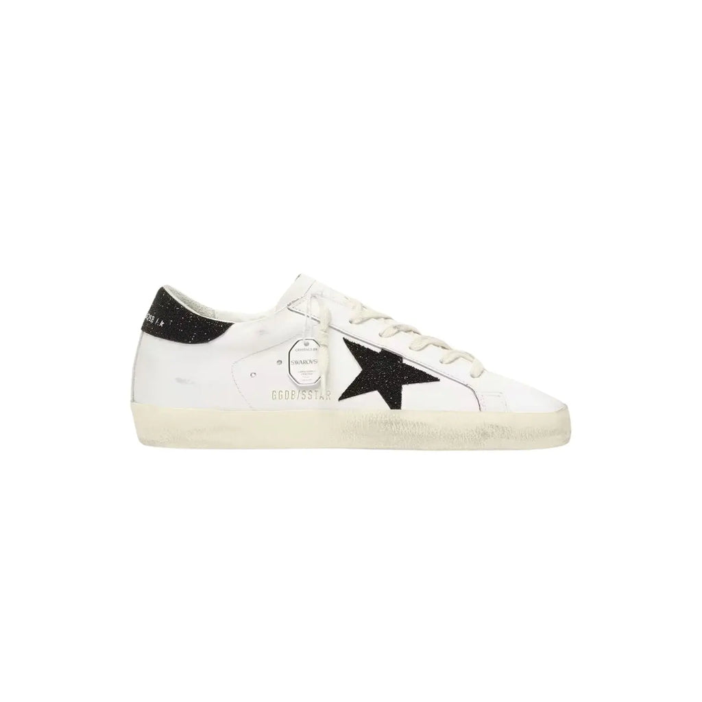 Golden Goose Superstar Swarovski White Black Ryva Store