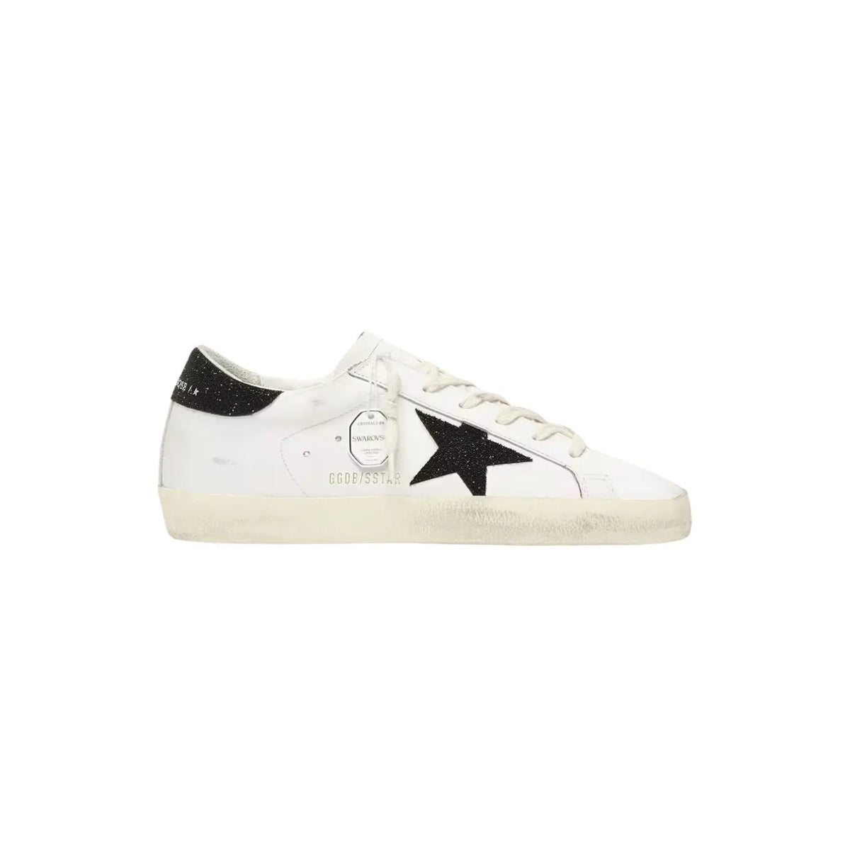 Golden Goose Superstar Swarovski White Black Ryva Store