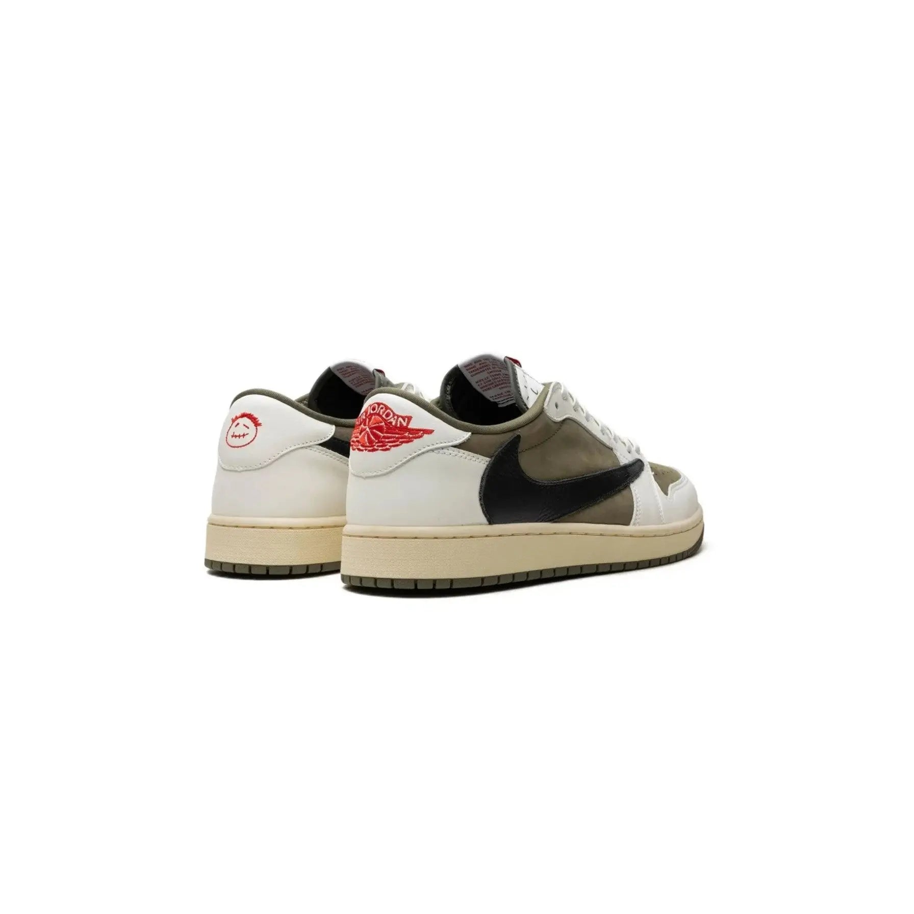 Silver sandal with a cork sole on a white background