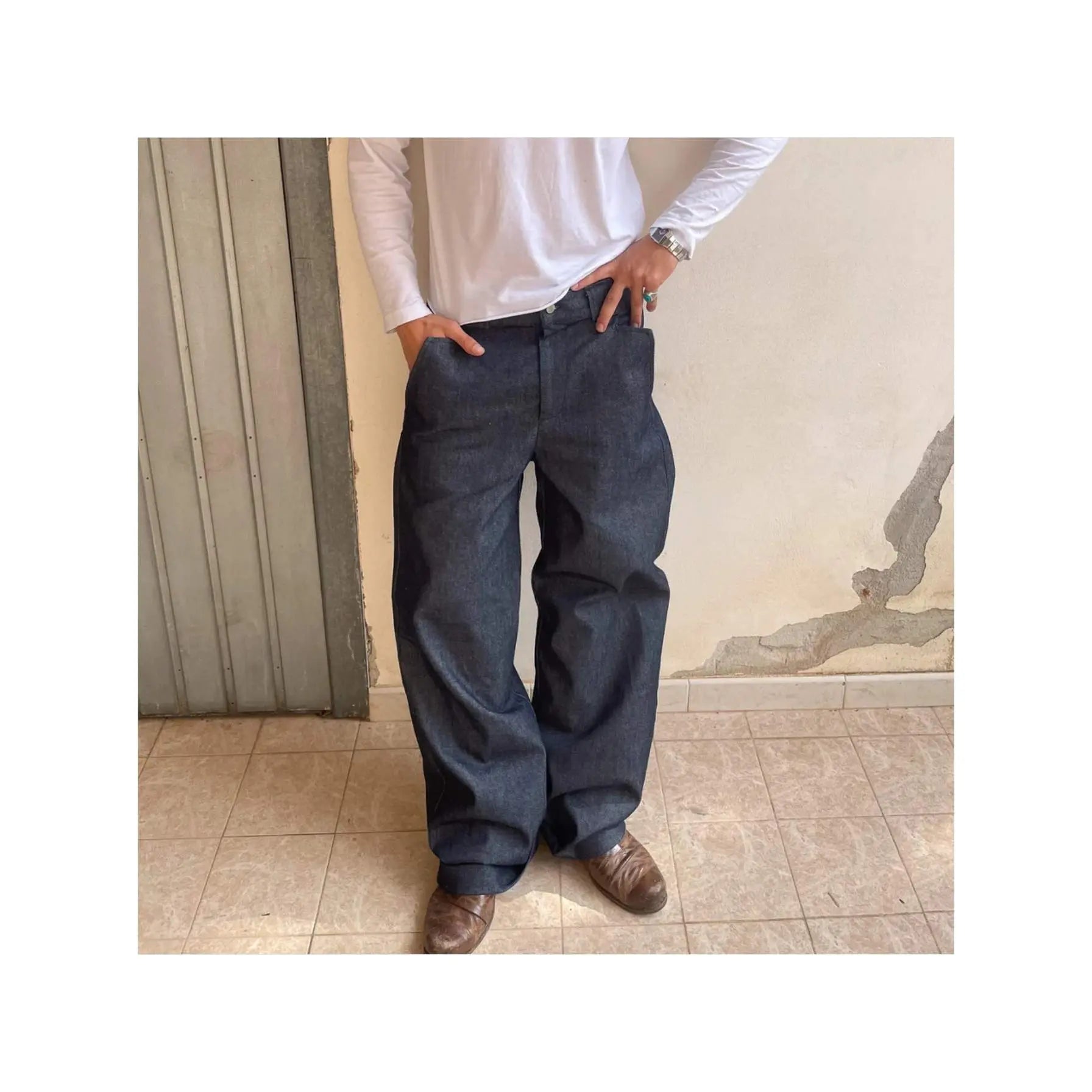 Maison Fallen Smoked Indigo Raw Denim Ryva Store