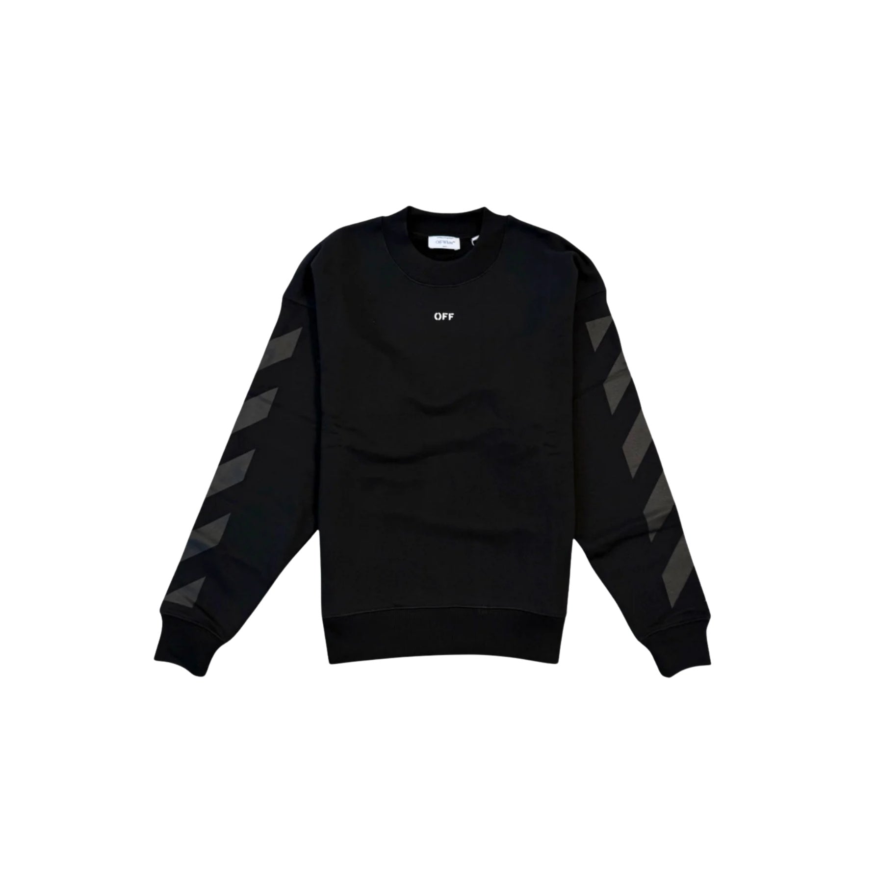 Off White Cornely Diags Skate Crewneck Black