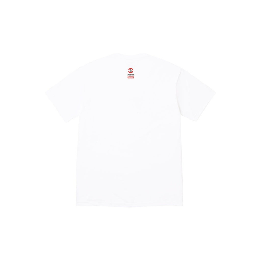 Supreme Ducati Bike Tee White