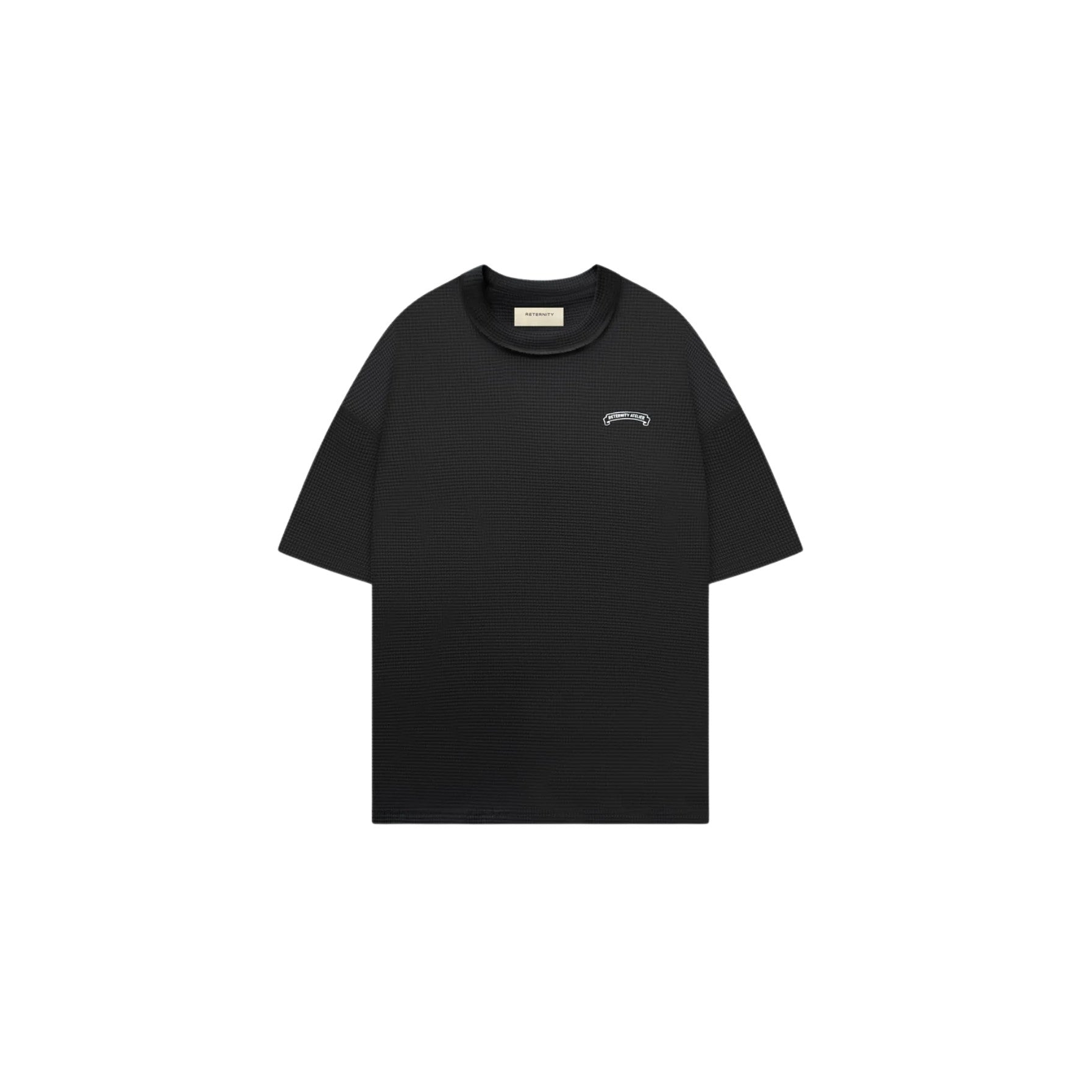 reternity waffle black tee
