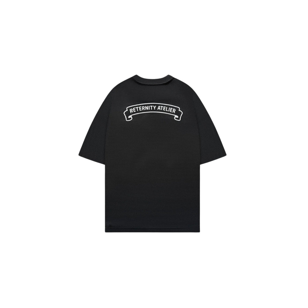 reternity waffle black tee