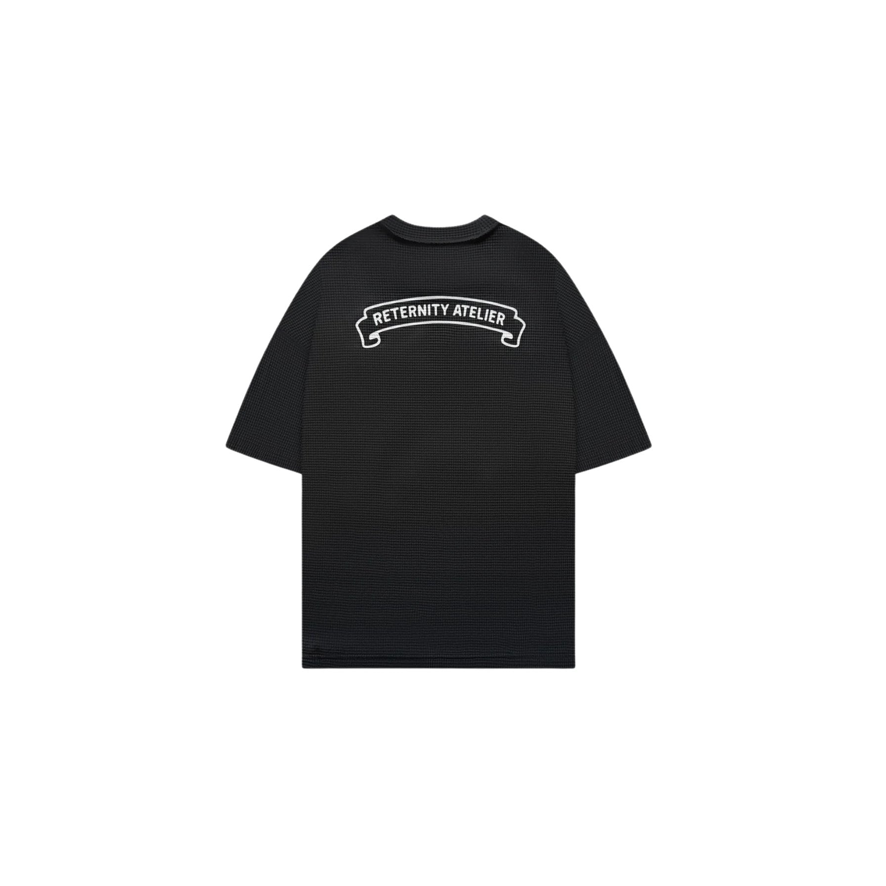 reternity waffle black tee