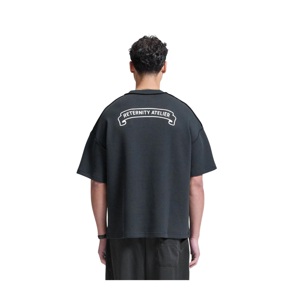 reternity waffle black tee