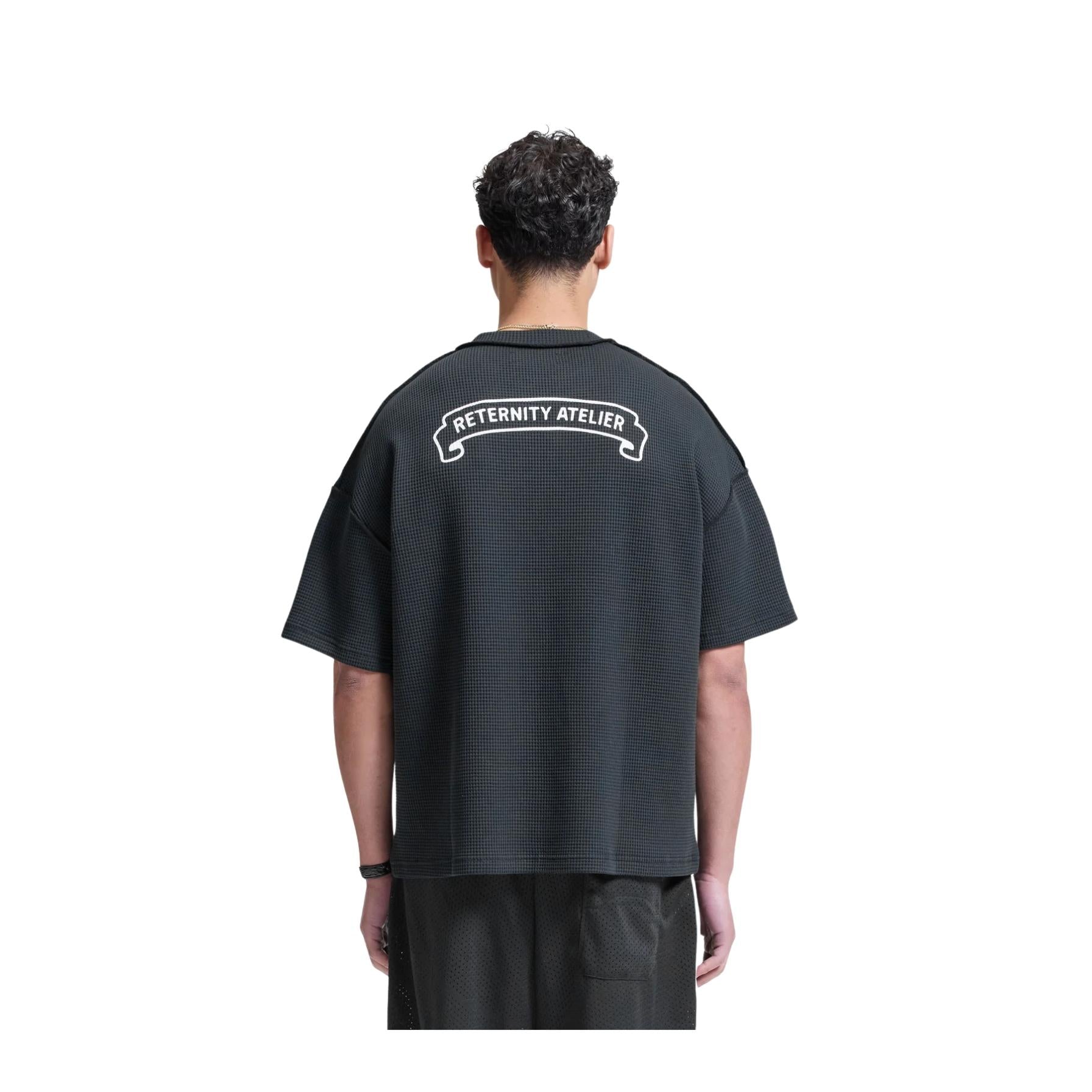 reternity waffle black tee
