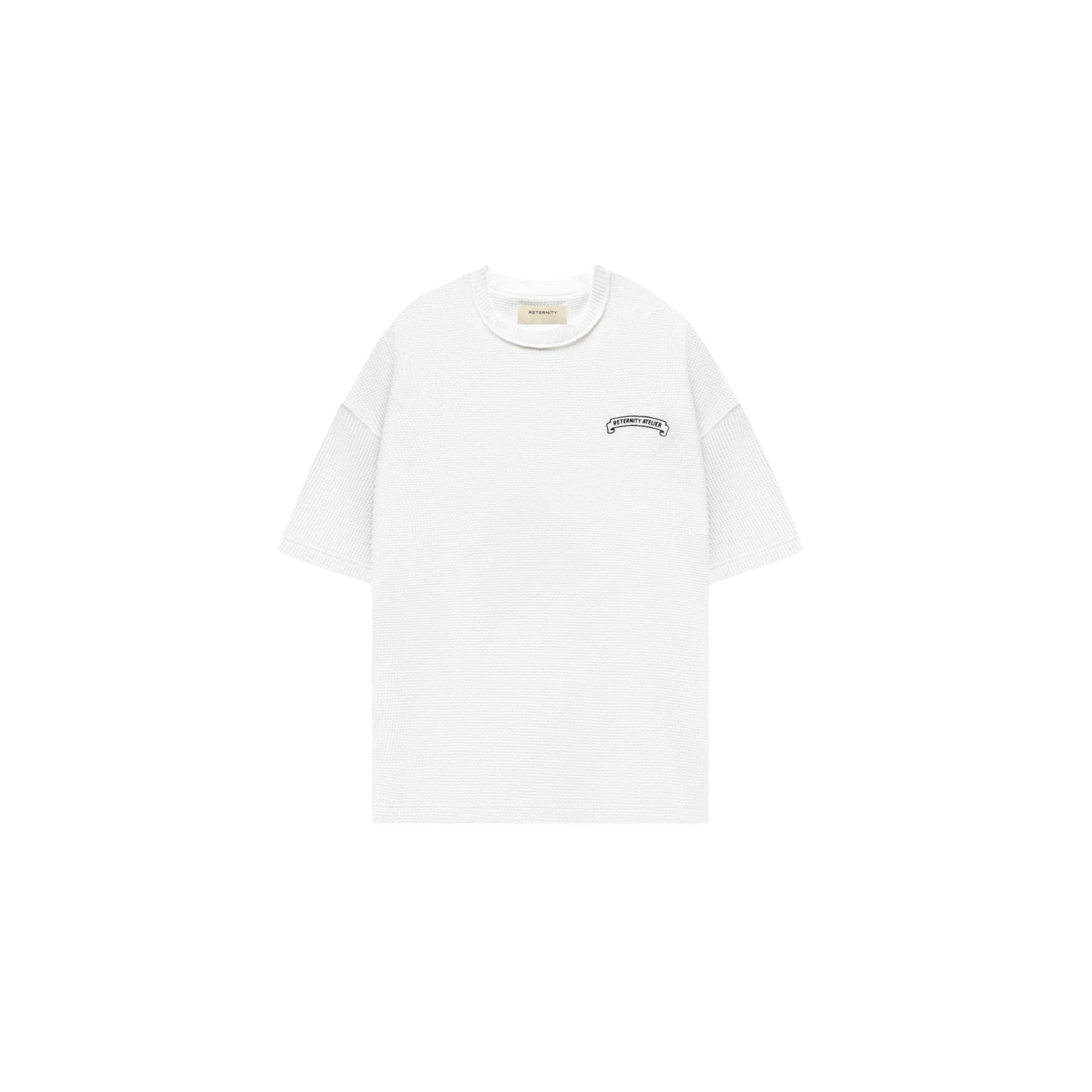 Tee waffle reternity white