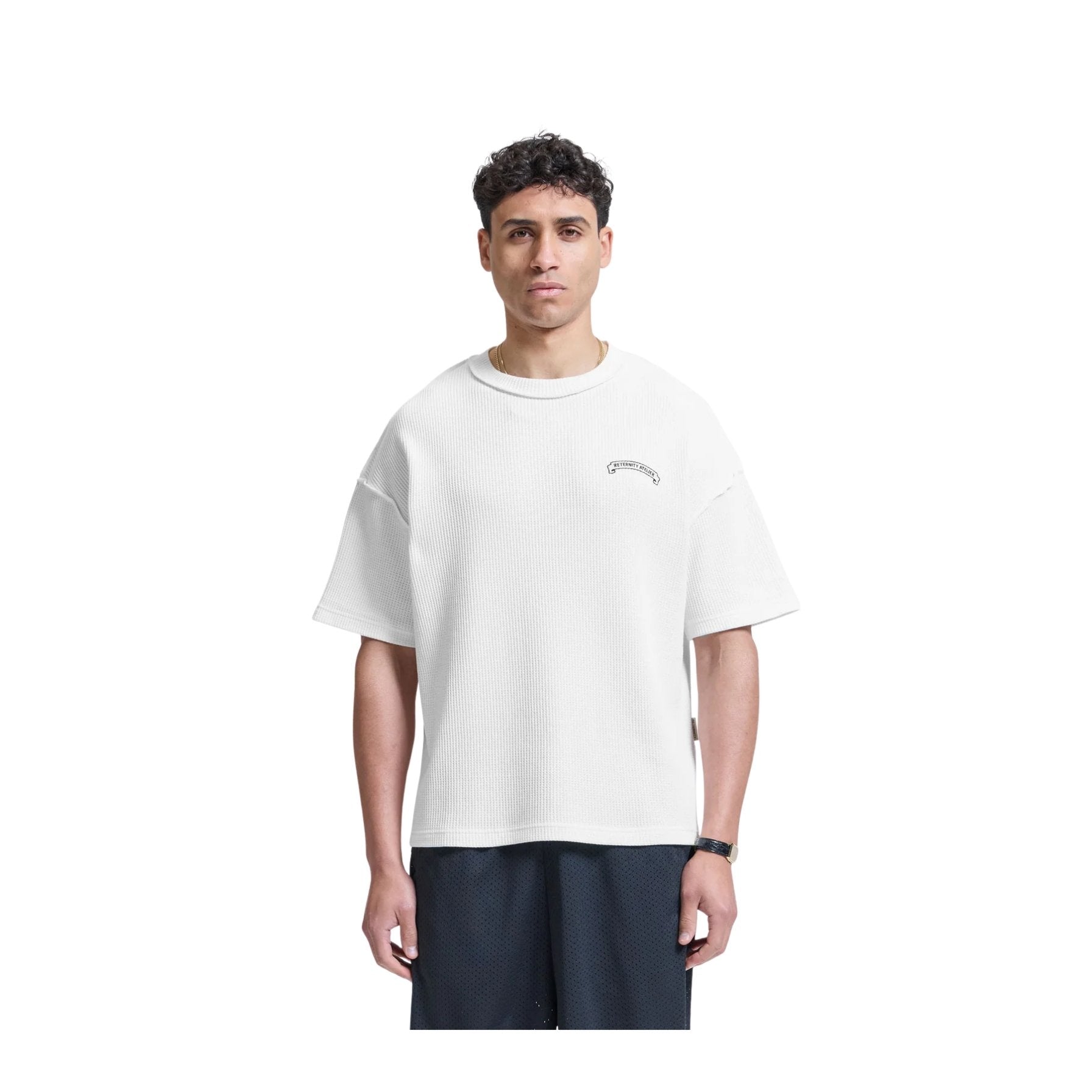 Tee waffle reternity white