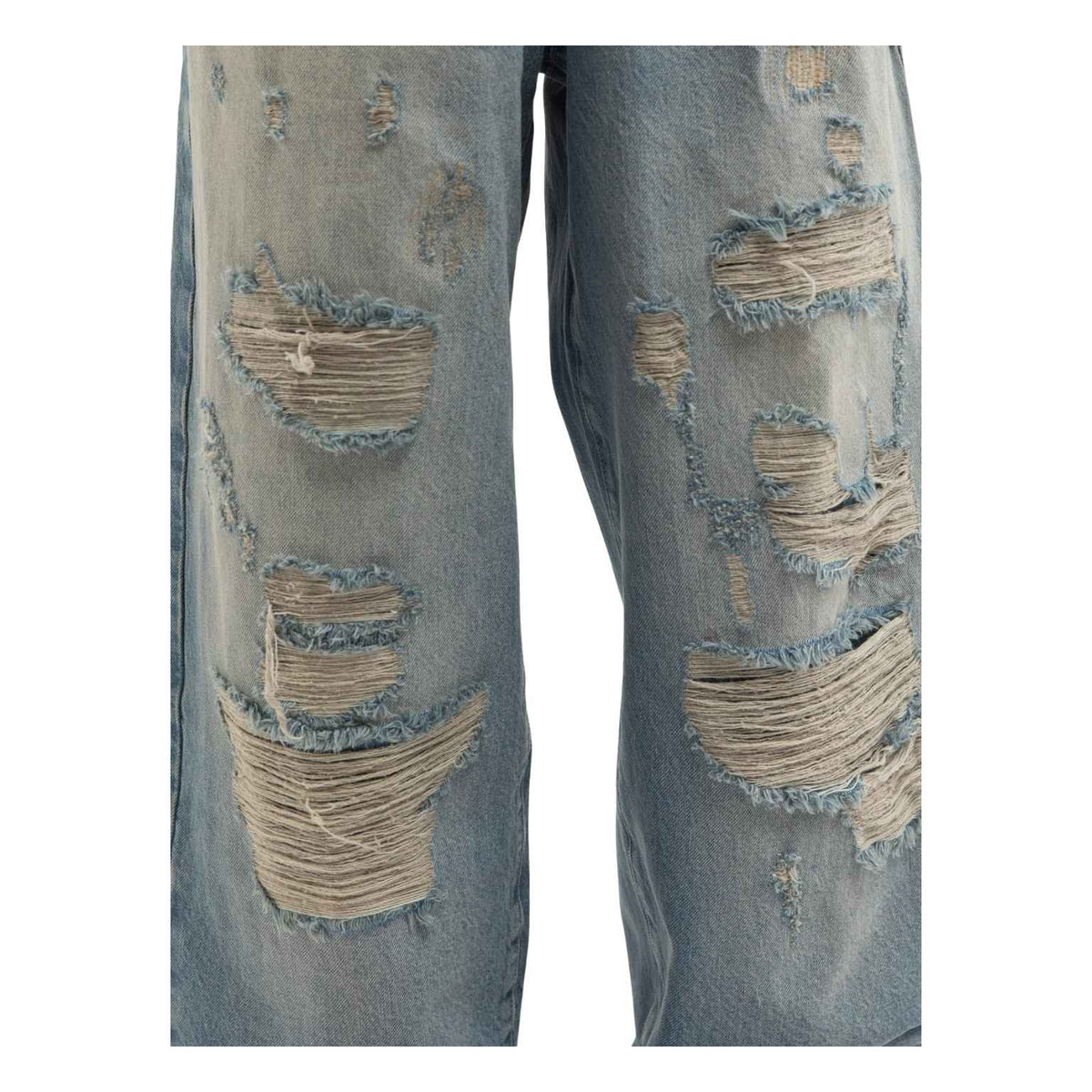 Reternity Distressed Baggy Denim Washed Blue Ryva Store