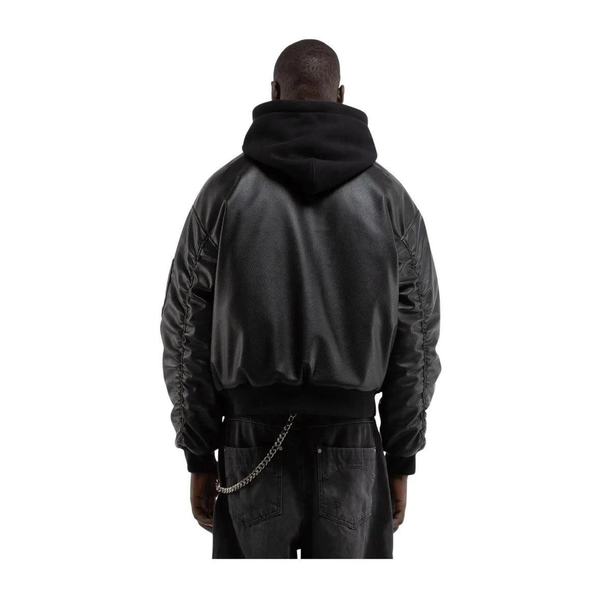 Reternity Métropolitain Bomber Black Leather Ryva Store