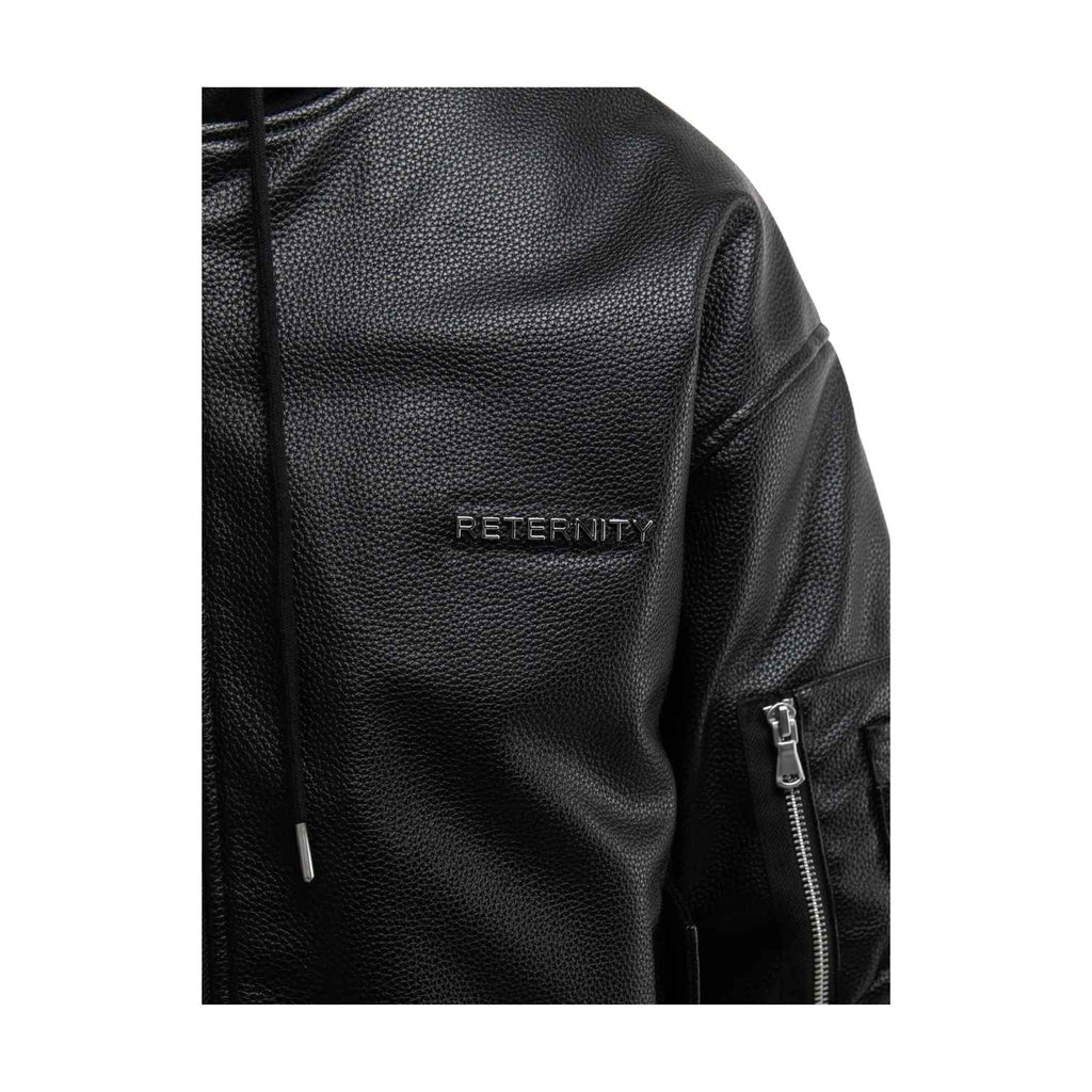 Reternity Métropolitain Bomber Black Leather Ryva Store