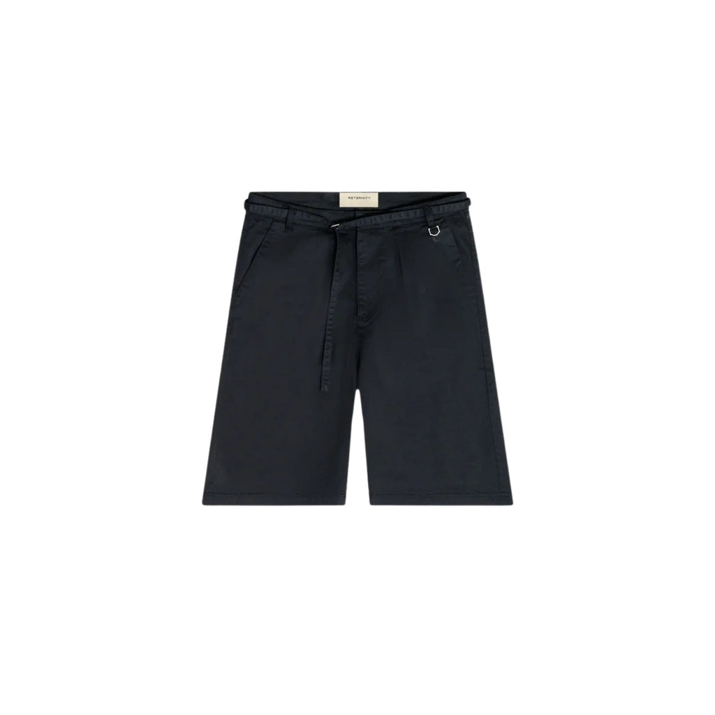 Black shorts on a white background
