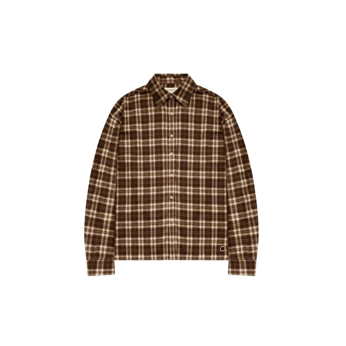 Reternity Somewhere Somehow Flannel Shirt Brown Ryva Store