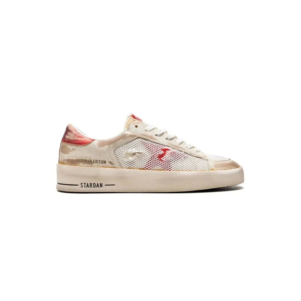 Golden Goose Stardan Limited Edition White Red Ryva Store