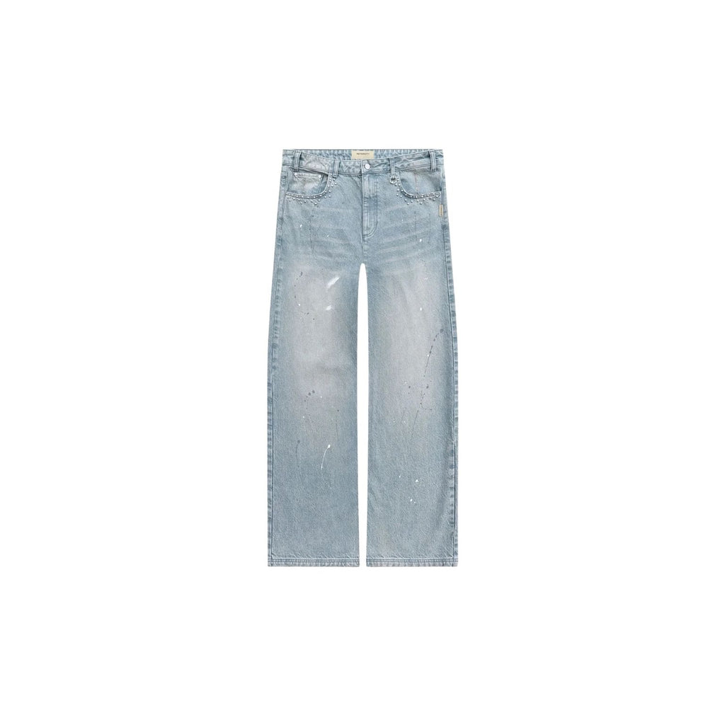 Reternity Destroyed Trou Denim Gewassen Zwart