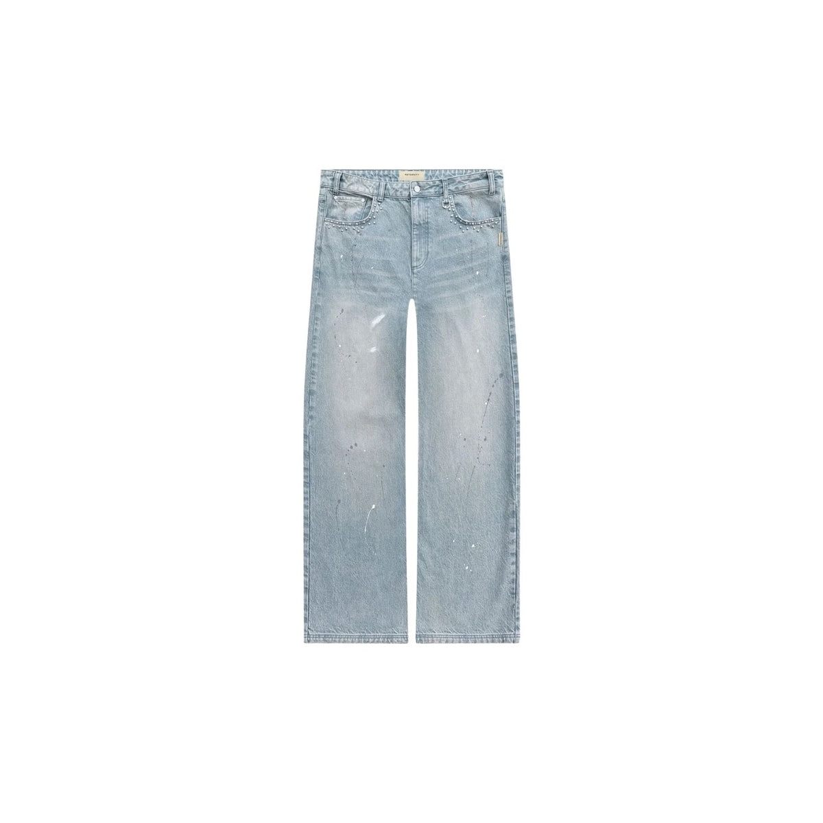Reternity Destroyed Trou Denim Gewassen Zwart