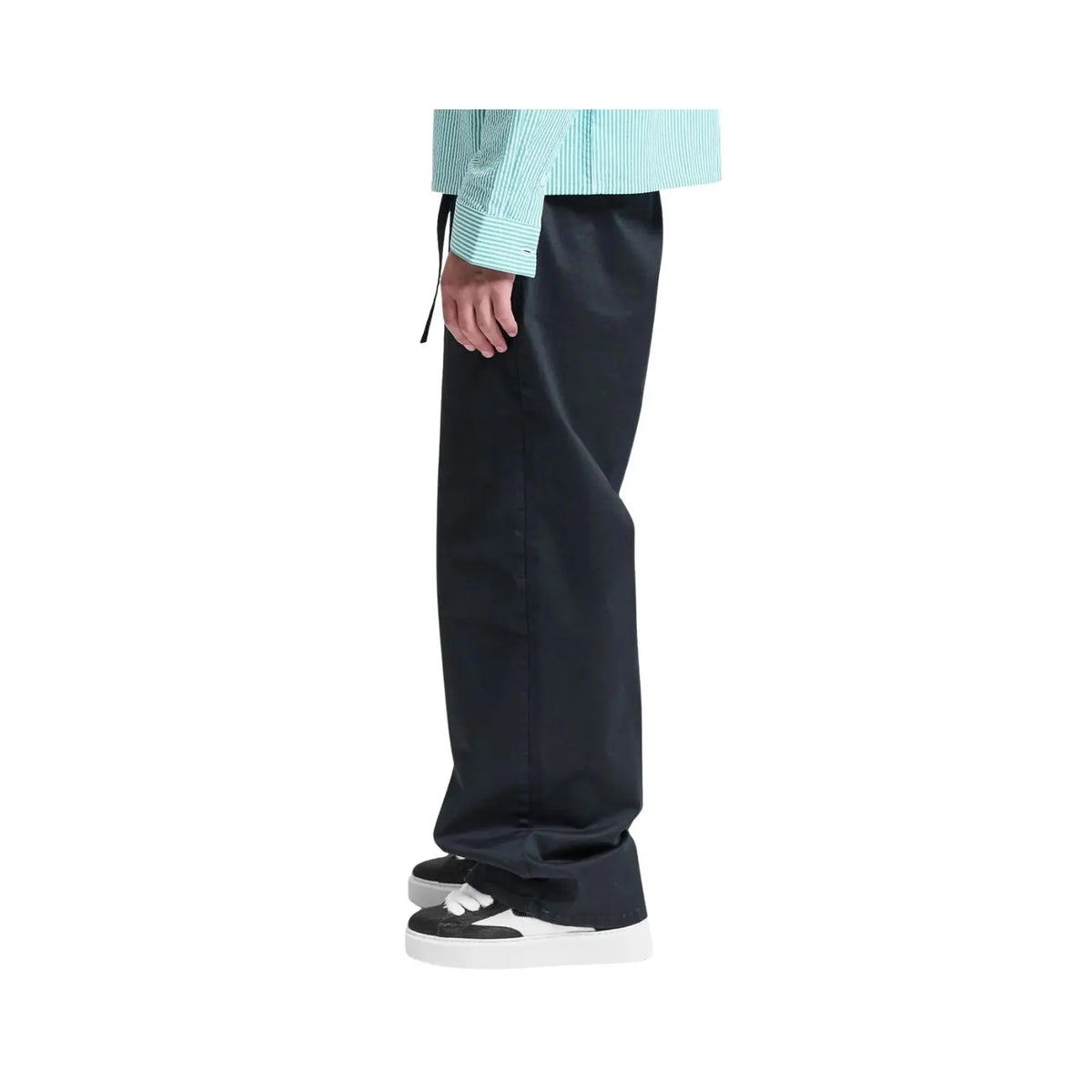 Reternity Pleated Chino Black Ryva Store