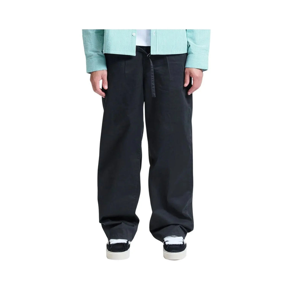 Reternity Pleated Chino Black Ryva Store