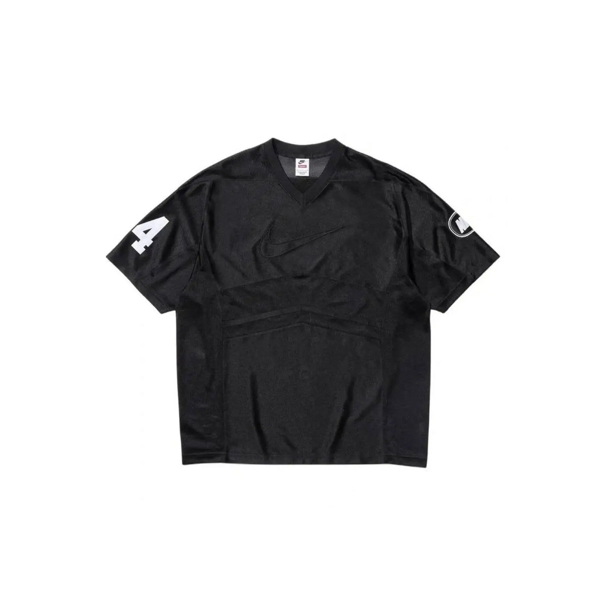 Supreme Nike Football Jersey Black Ryva Store