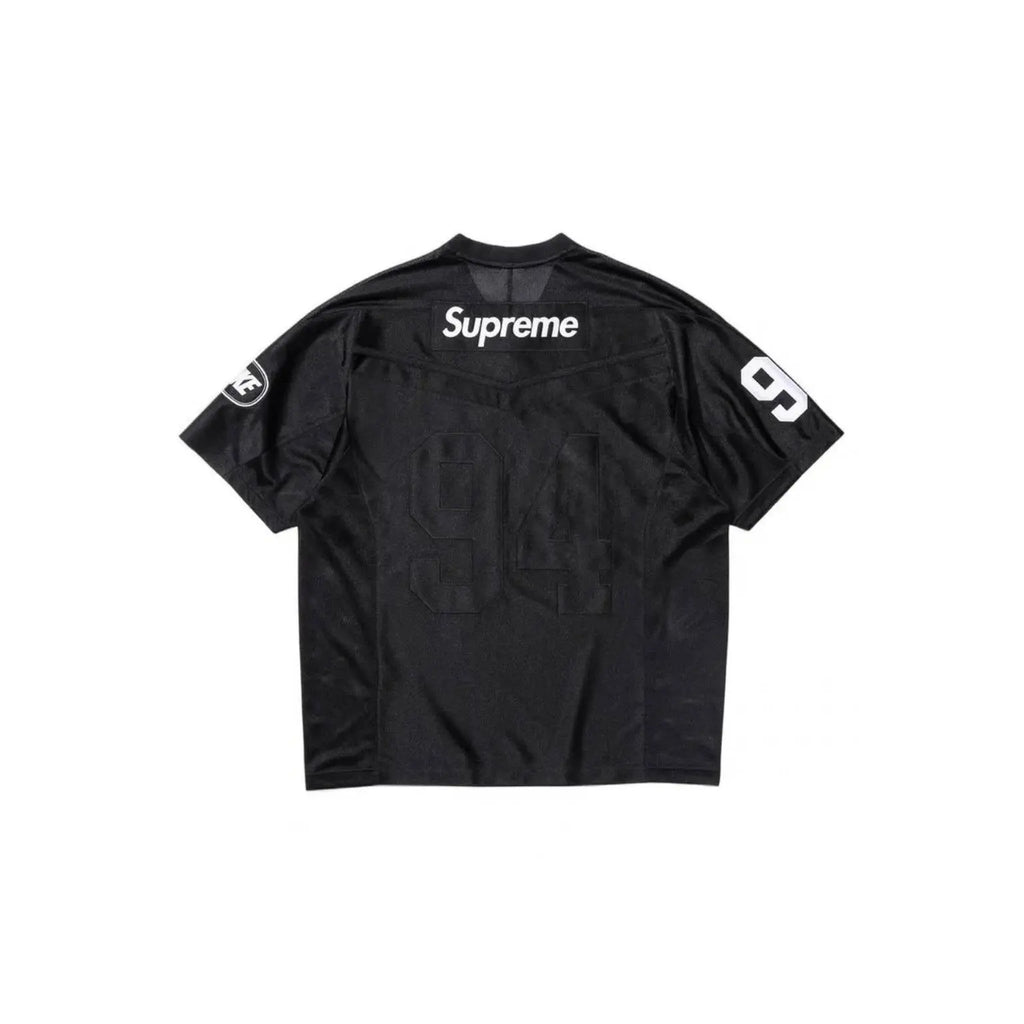 Supreme Nike Football Jersey Black Ryva Store