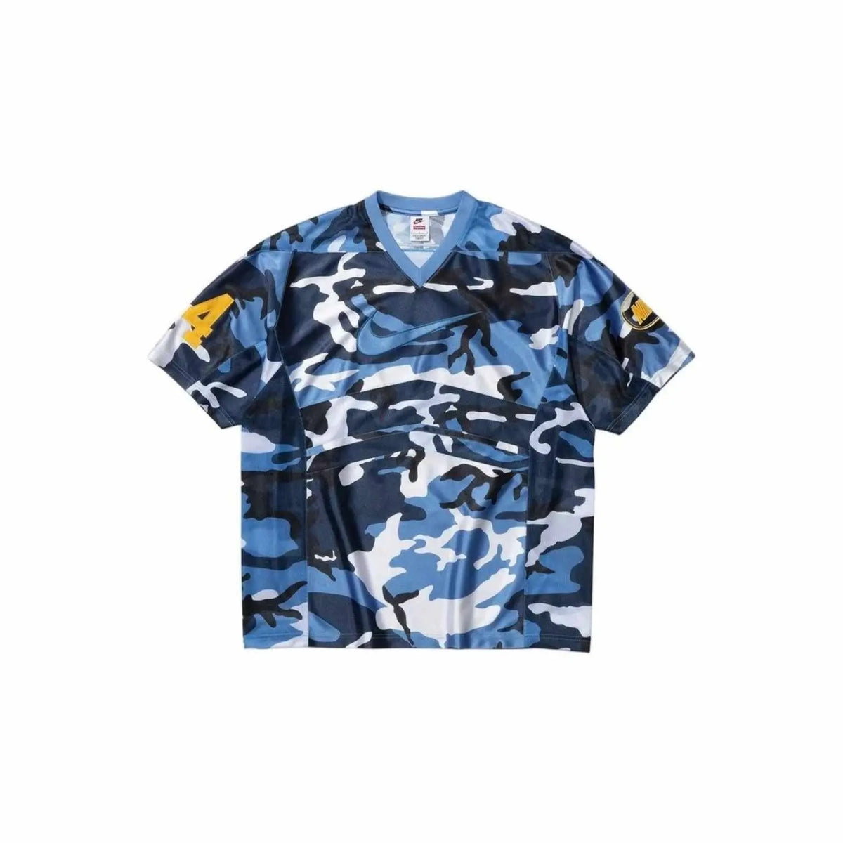 Supreme Nike Football Jersey Blue Camo Ryva Store