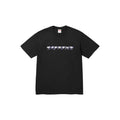 Black supreme t-shirt on a white background