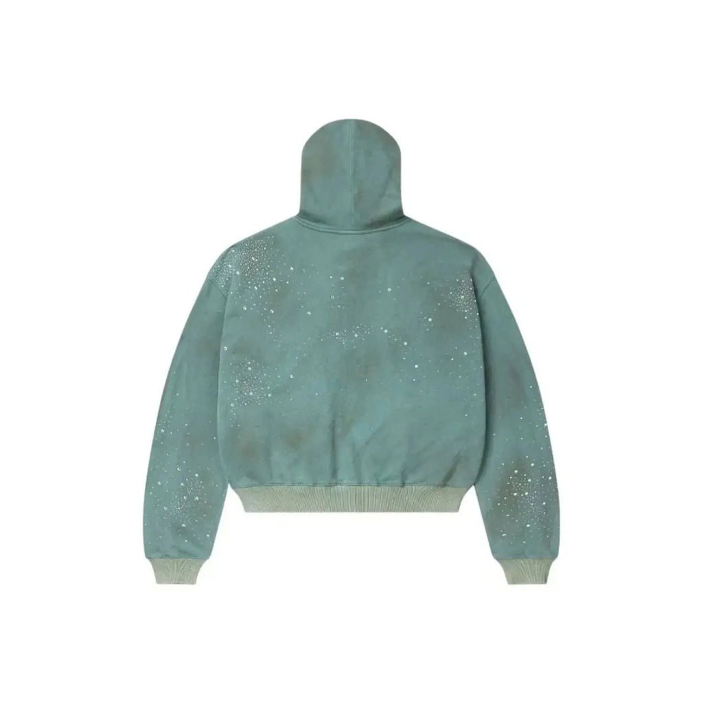 Vale Forever Bank Zip Up Hoodie Dark Mint Ryva Store