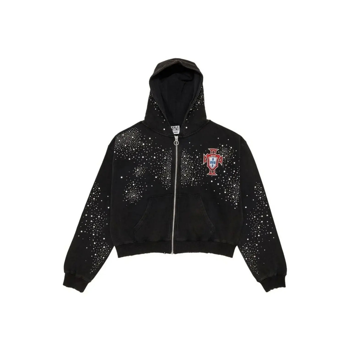Vale Forever Pluto Custered Zip Up Black Ryva Store