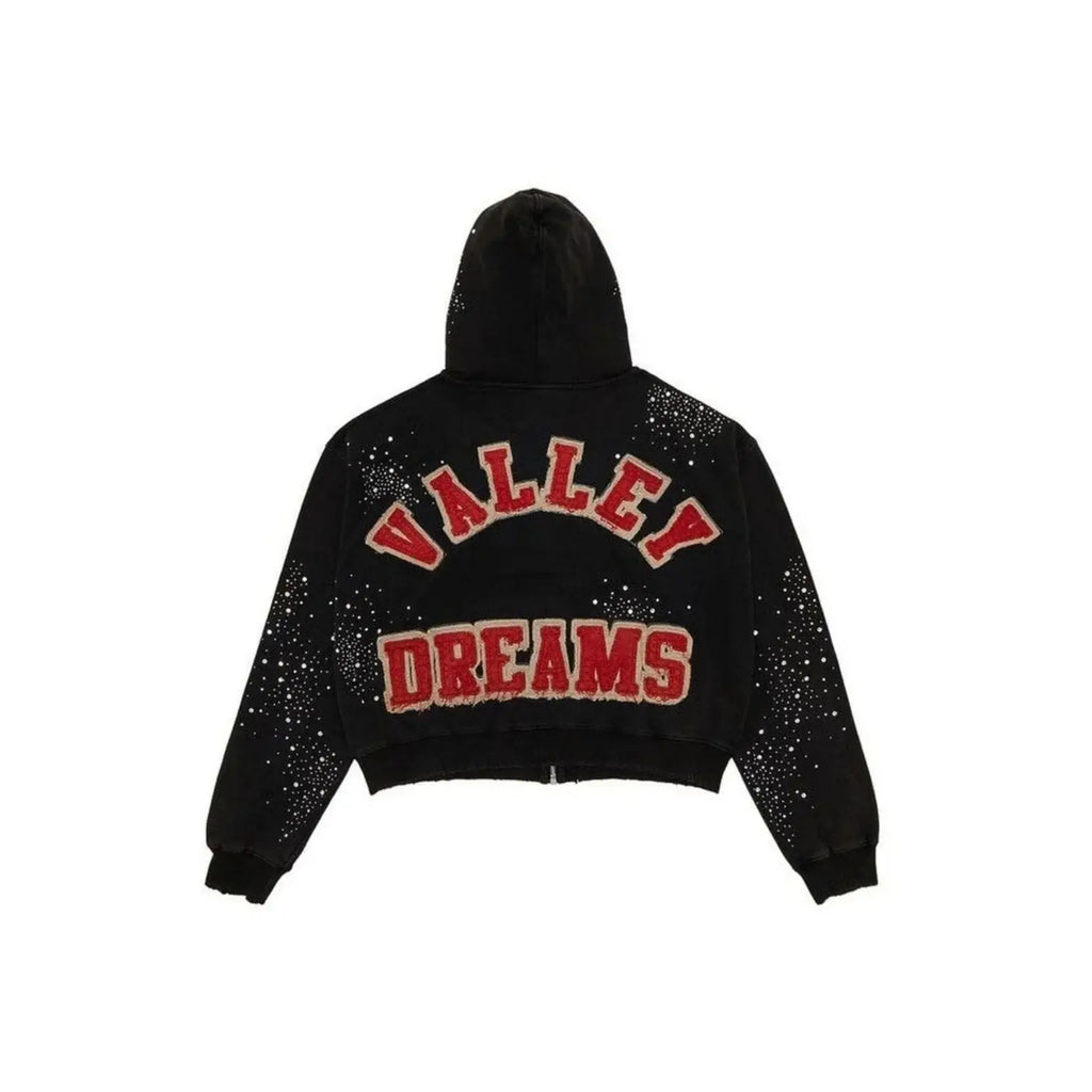 Vale Forever Pluto Custered Zip Up Black Ryva Store